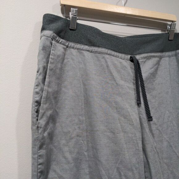 Patagonia Womens Hampi Rock Jogger Pant Size XL Gray Hiking Climbing Hemp Blend - Picture 4 of 13